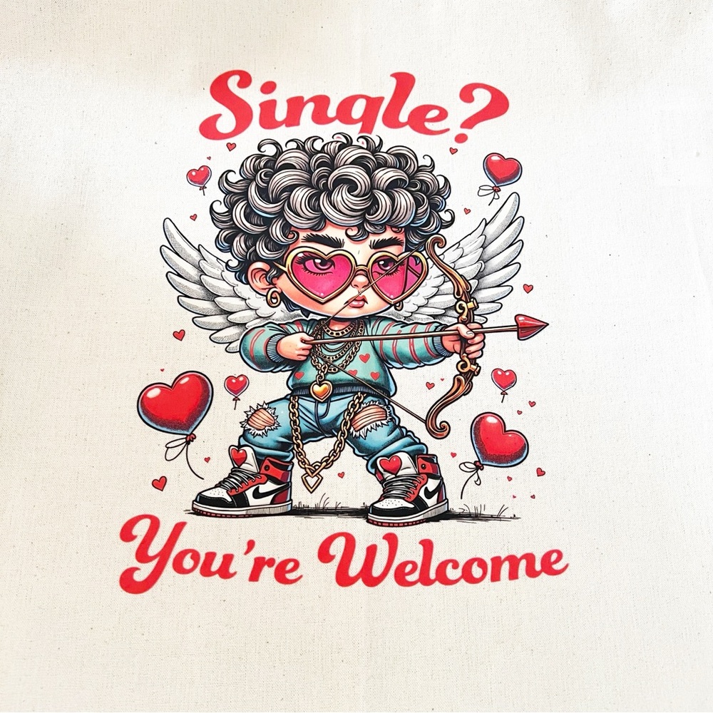 Reusable Canvas Tote Bag with Graphic for Women Gift Sturdy Cotton Tote - Picture 4 of 4